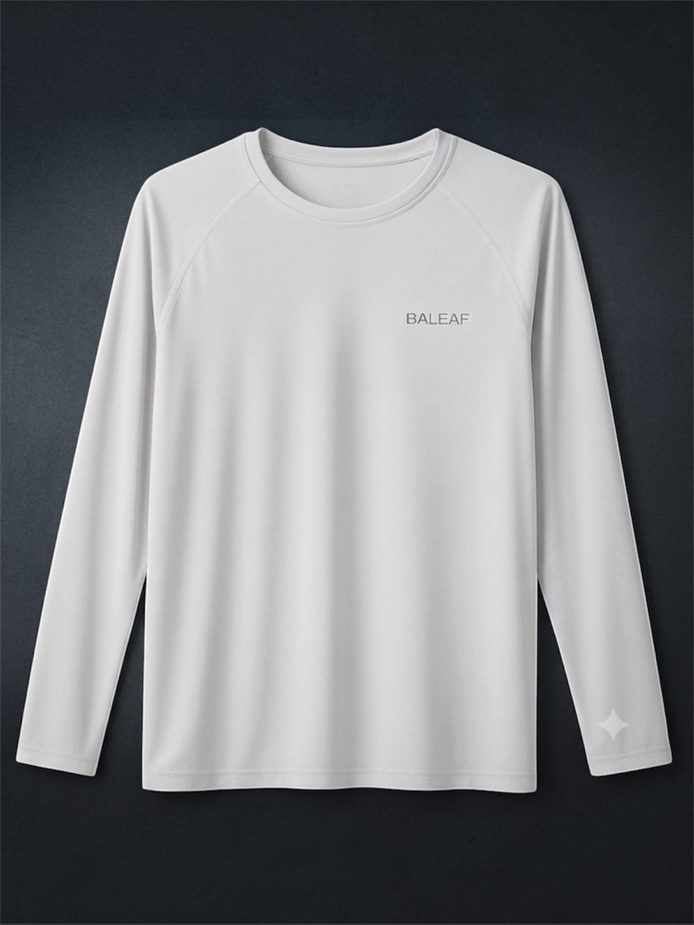Baleaf UPF 50+ Sun Shirt Men’s Medium White Long Sleeve Fishing Hiking NWT